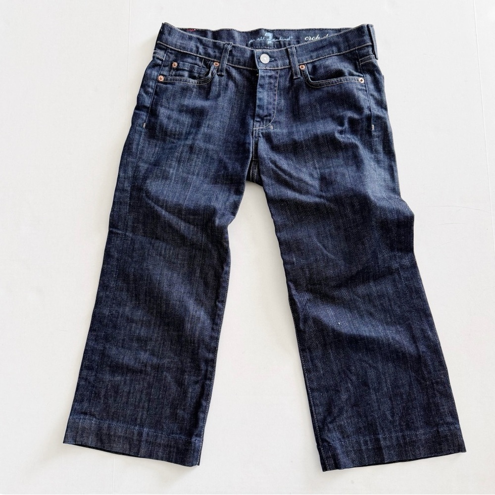 DOJO Capri jeans 7for all mankind crop DOJO blue jeans denim size 27